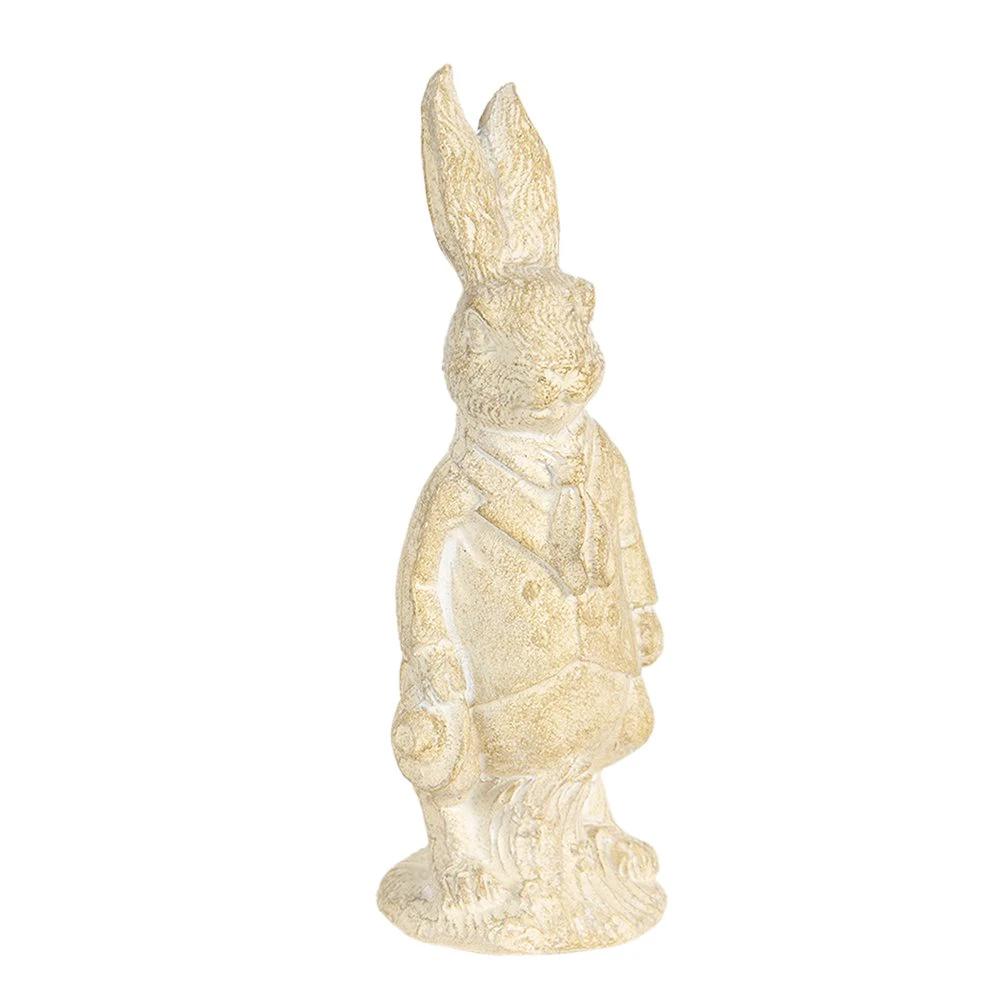 Decoration rabbit 4x4x11 cm by Clayre & Eef.