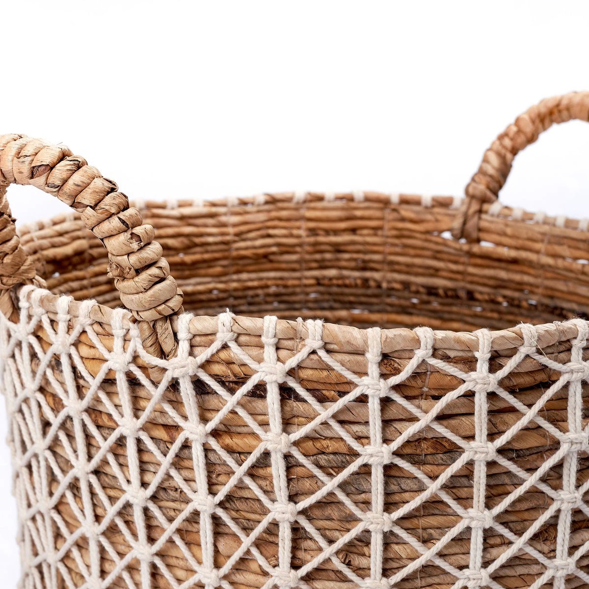 Boho Laundry Basket KERSO | Plant Basket | Storage Basket made of Banana Fibre (3 sizes) by Soeji