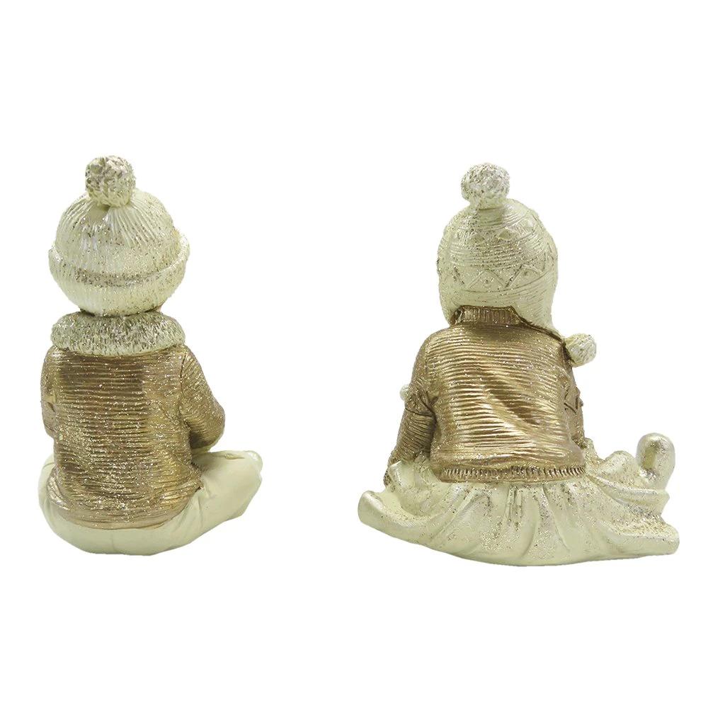 Dekoration Kinder (Set mit 2) 7x7x9 cm von Clayre & Eef.