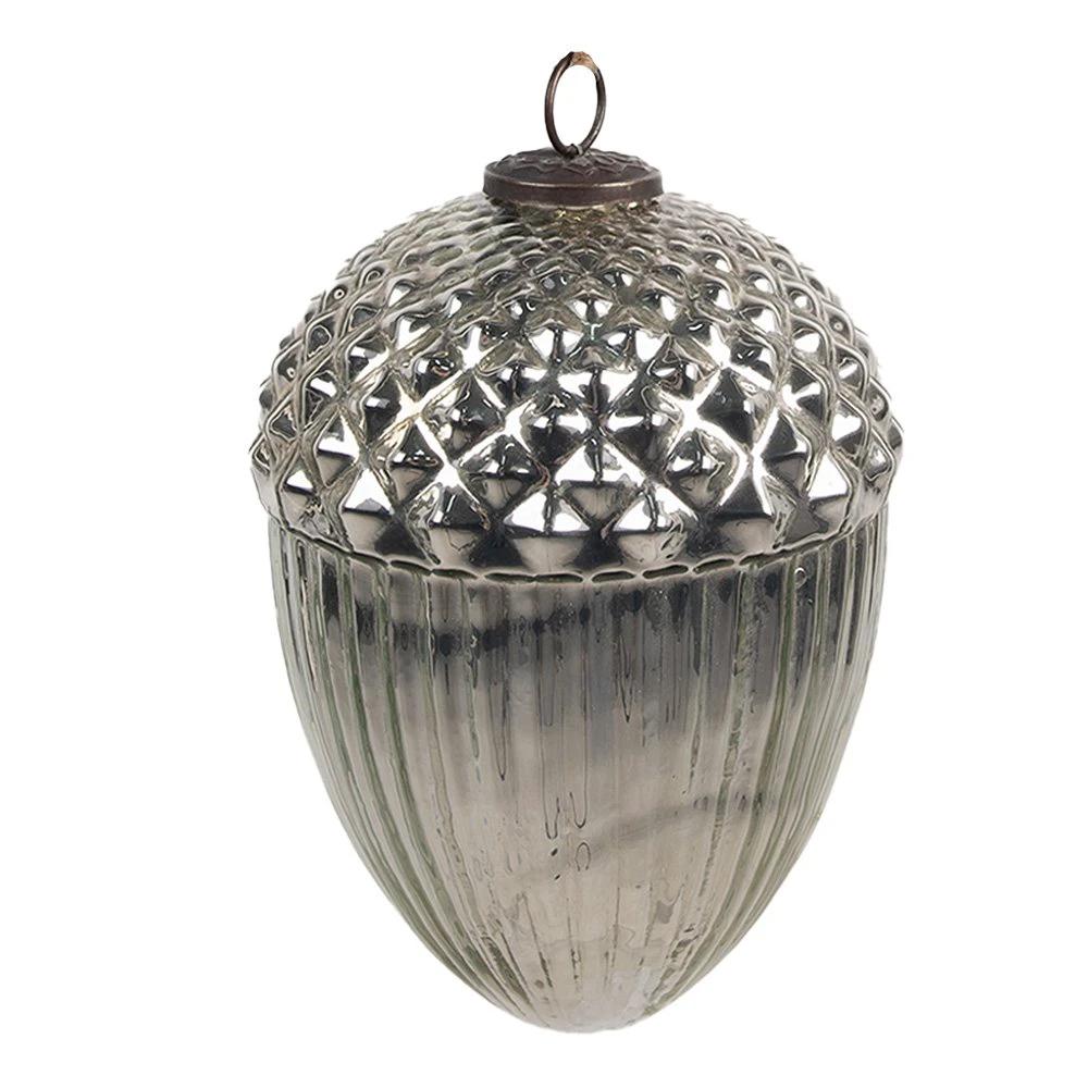 Christmas bauble Ø 10x15 cm by Clayre & Eef.