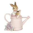 Image rabbit 10x6x11 cm pink plastic home accessories by Clayre & Eef.