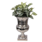 Vase Ø 20x29 cm Silver-coloured Aluminum by Clayre & Eef.