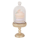 Decoration Image Macarons Ø 7x17 cm Gold-colored Plastic by Clayre & Eef.