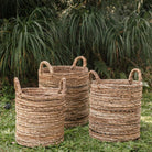 Laundry Basket SYAILENDRA | Plant Basket | Storage Basket made from Banana Fibre (3 sizes) by Soeji