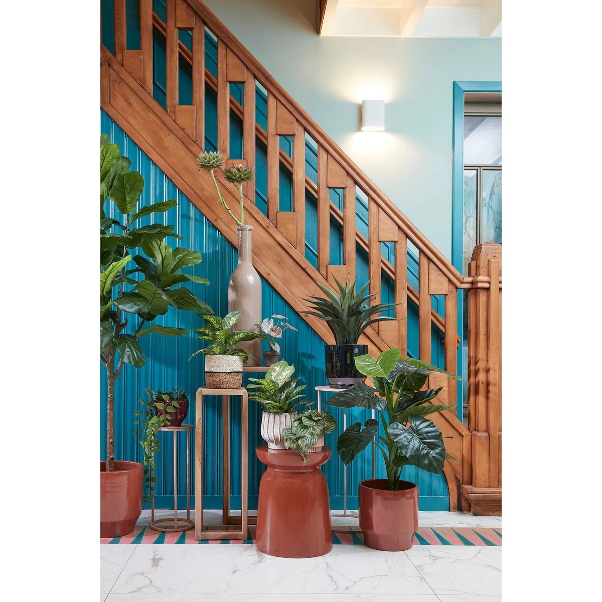 Plantenmanden set Damian Wit by Mica Decorations