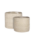 Plantenmand set Atlantic Crème by Mica Decorations