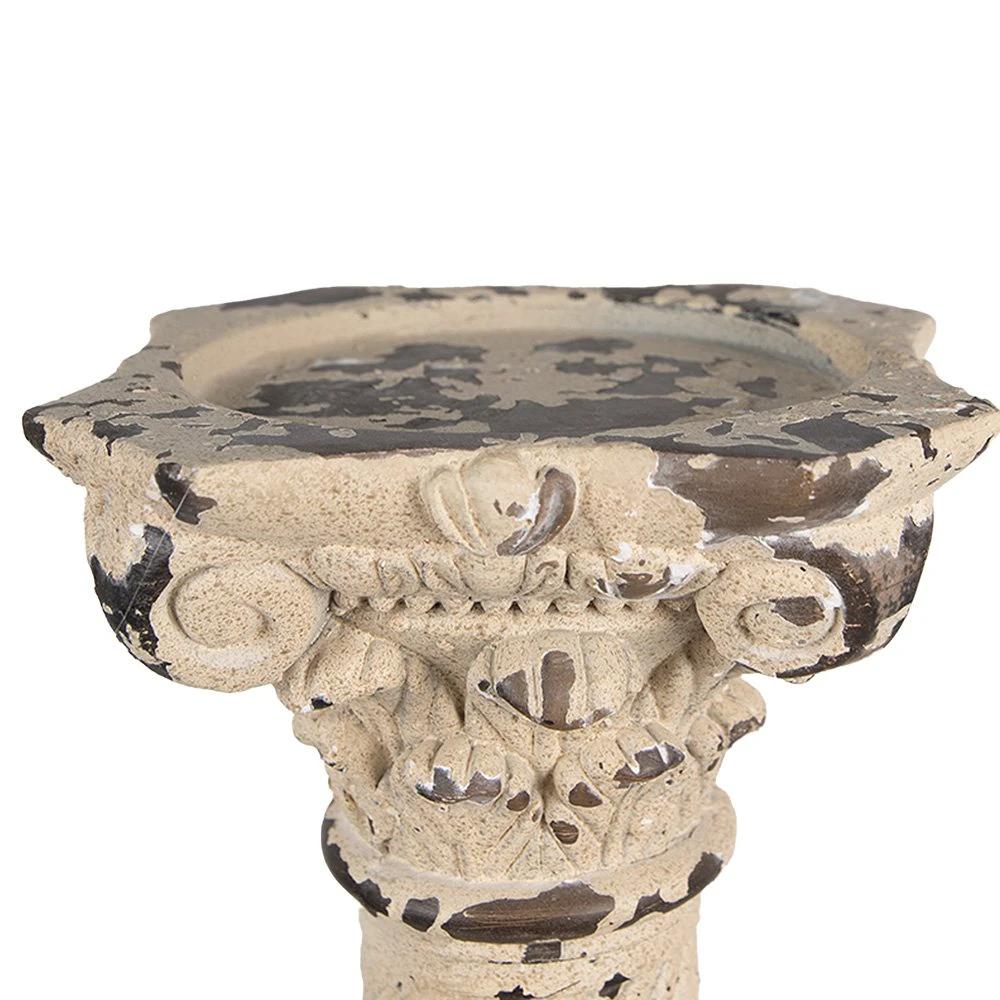 Candlestick 16x16x63 cm by Clayre & Eef.