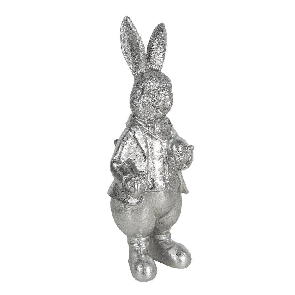 Decoration rabbit 12x11x22 cm by Clayre & Eef.