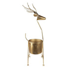 Decorative flower pot deer 29x22x78 cm by Clayre & Eef.