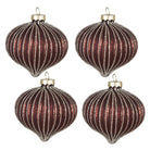 Weihnachtskugel Ø 8x8 cm (Set mit 4) von Clayre & Eef.