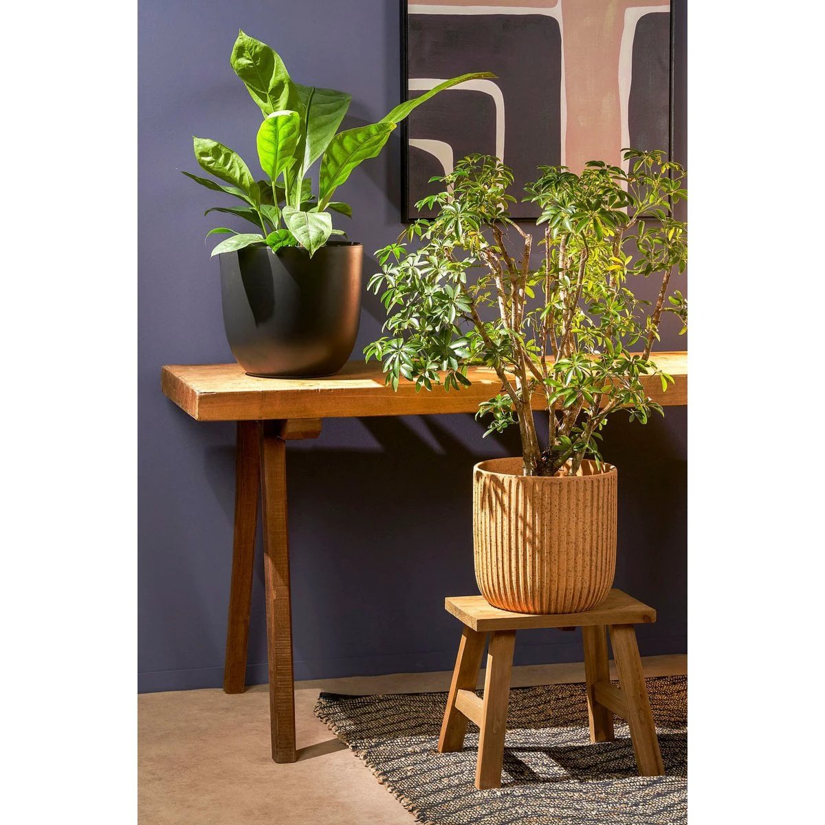 Stool Bold Brown by Mica Decorations
