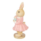 Dekorationsstatue Hase 9x9x19 cm Beige Kunststoff von Clayre & Eef.