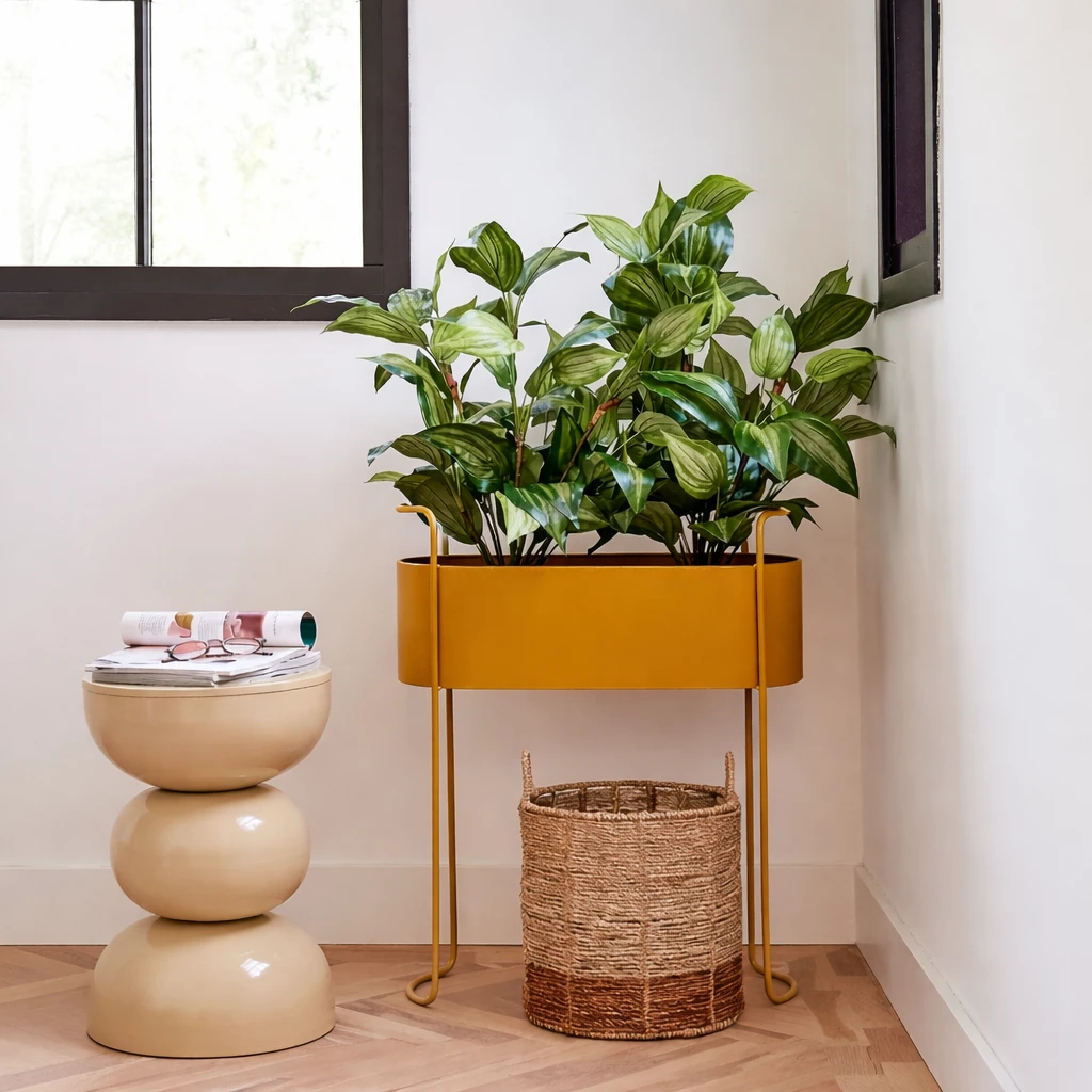 Flowerpot inside Moritz Brown by Mica Decorations