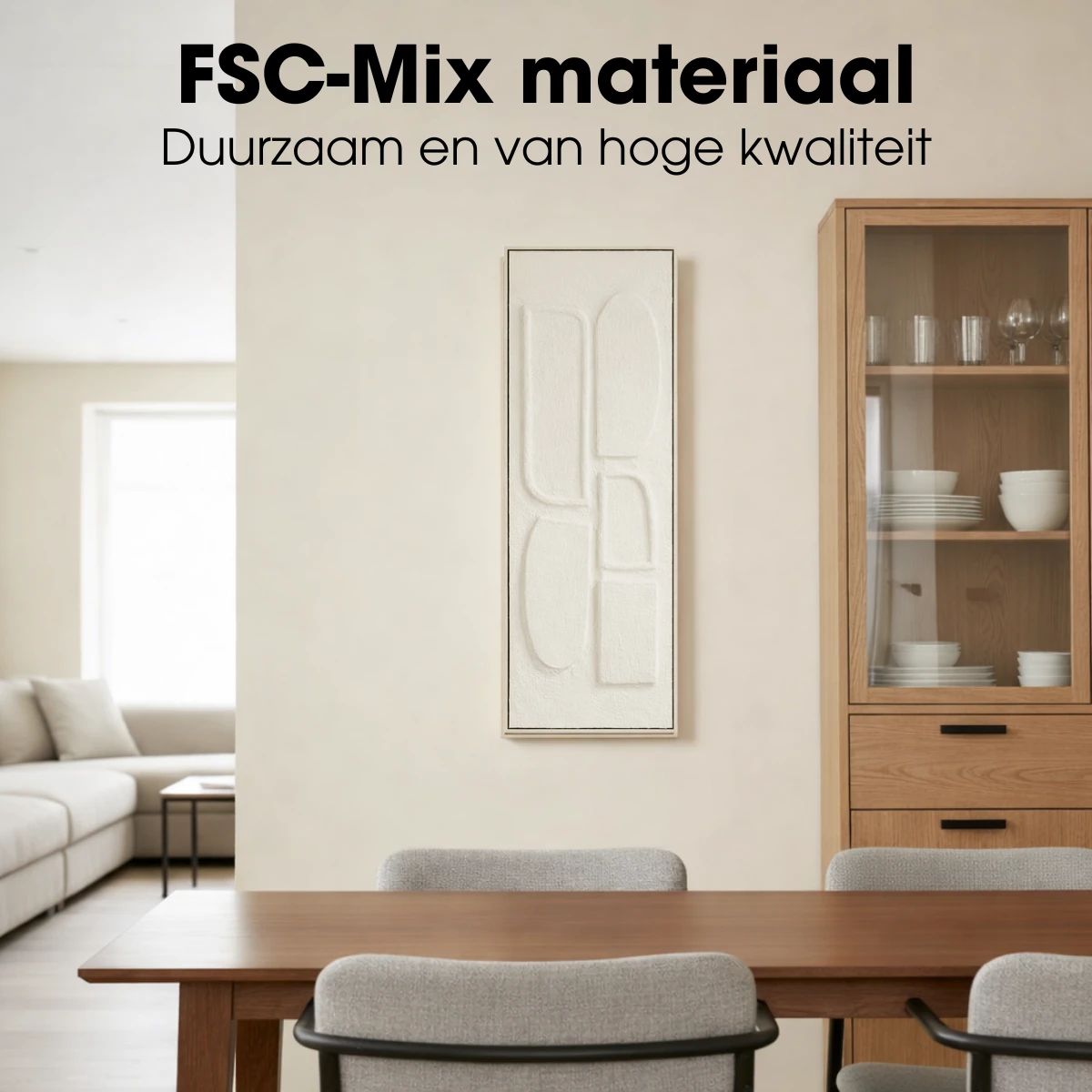 Wall decoration Off-white by Mica Decorations