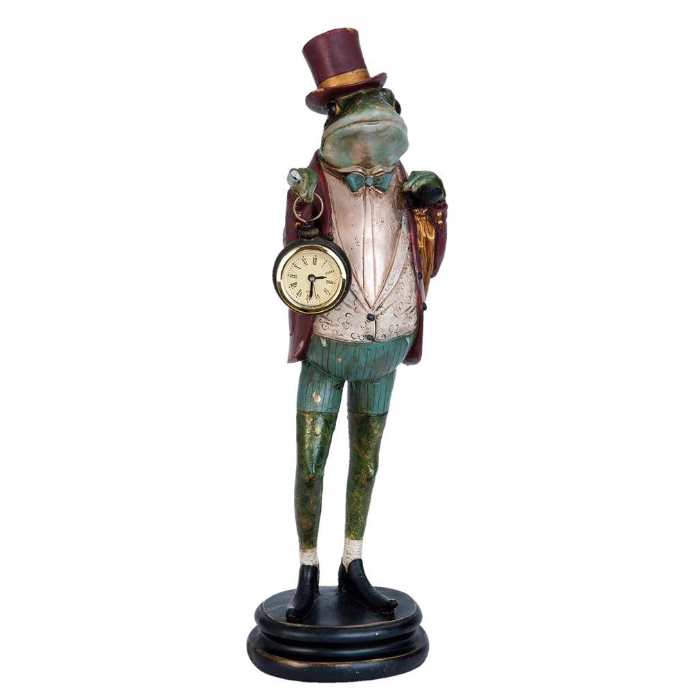 Bild Frosch 14x17x44 cm grün Polyresin Wohnaccessoires von Clayre & Eef.