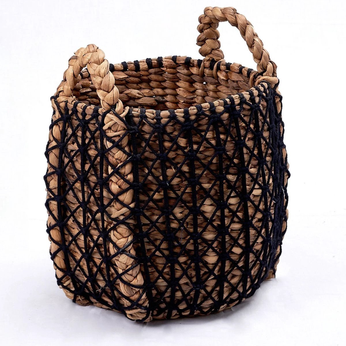Laundry Basket PRAYA | Plant Basket made from Water Hyacinth by Soeji