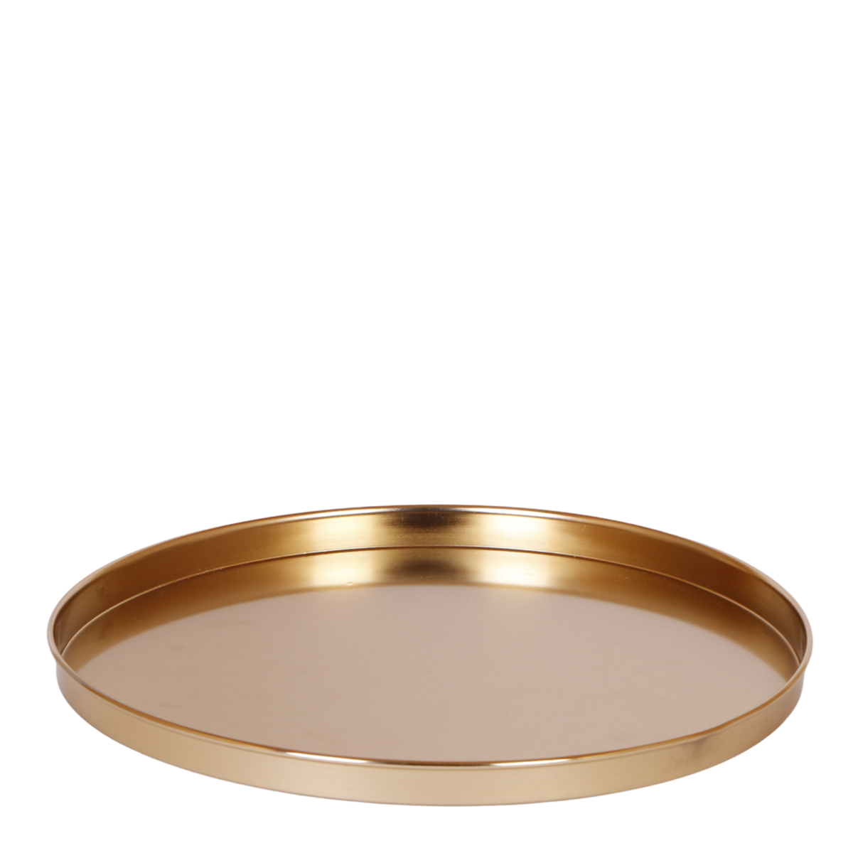 Hummingbird Home | Decorative bowl - Round gold tray Ø30cm by Kolibri Company