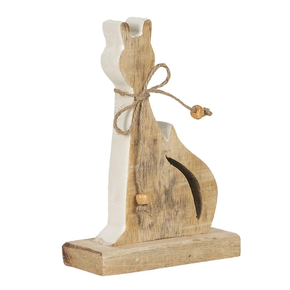 Decoration cat 11x3x16 cm by Clayre & Eef.