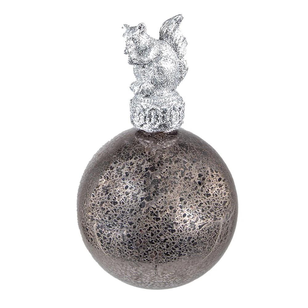 Weihnachtskugel Ø 7x13 cm von Clayre & Eef.