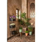 Plant basket set outside Merlijn Dark brown by Mica Decorations