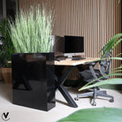 Plantenbak - North Dakota shiny black by Vase The World