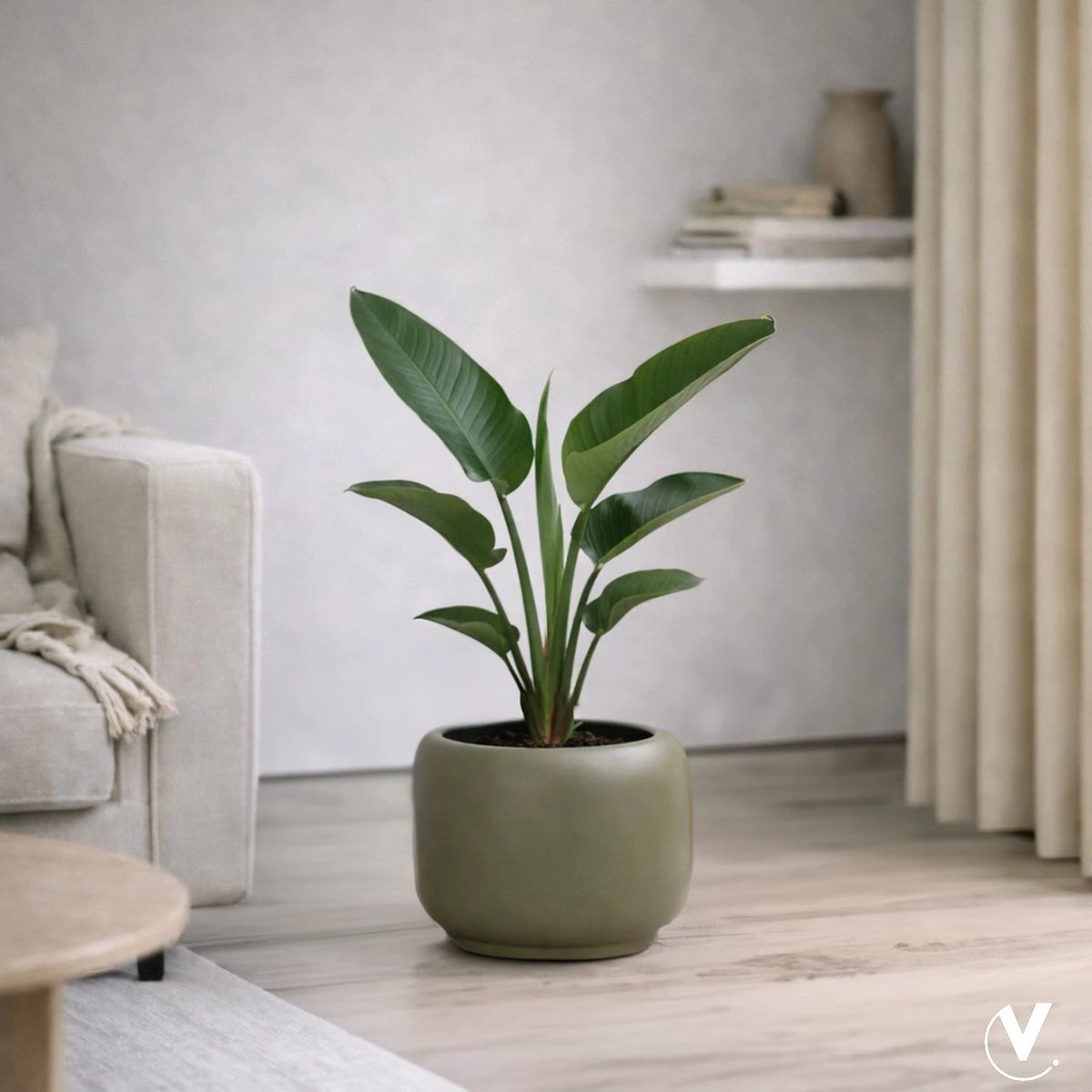 Plantenpot - Phuket pebble grey by Vase The World