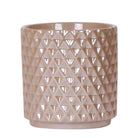 Kolibri Home | Diamond pearl sierpot - Sand - Ø9cm by Kolibri Company