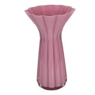 Vase Ø 14x23 cm rosafarbenes Glas von Clayre & Eef.