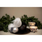 Christmas bauble Ø 8x8 cm (set of 4) by Clayre & Eef.