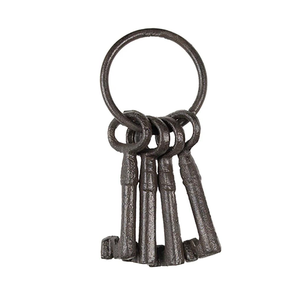 Decoration Bunch of Keys 6x3x13 cm Brown Metal by Clayre & Eef.
