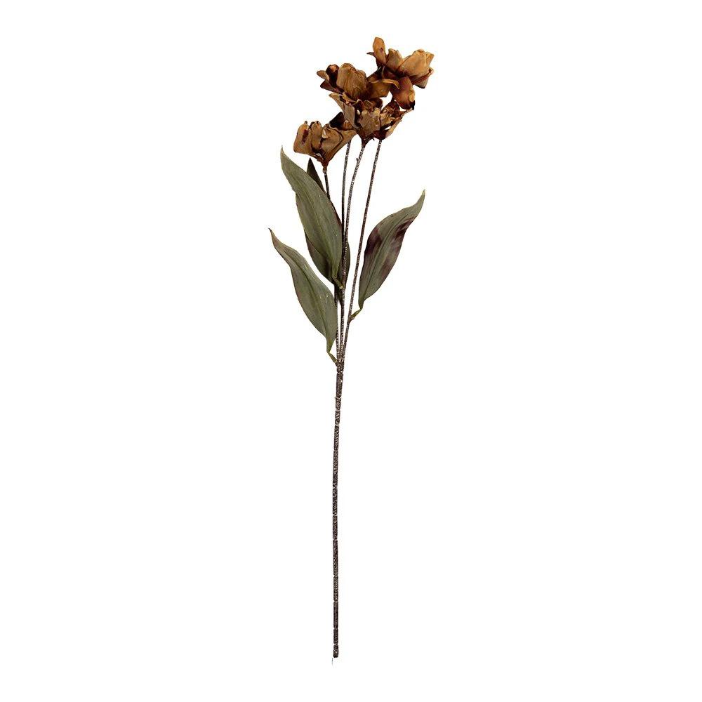 Artificial flower 8x5x60 cm Brown Plastic by Clayre & Eef.