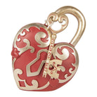 Decoration Image Heart 22x9x30 cm Red Plastic by Clayre & Eef.