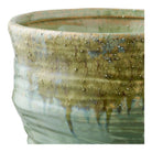 Vase, ceramic, green, ø22x34,5 cm by EMIRELLE
