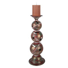 Candlestick Ø 16x44 cm Copper colored Metal by Clayre & Eef.