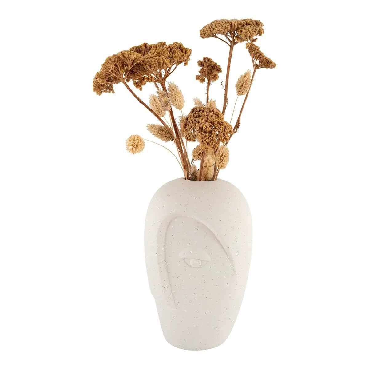 Vase - Sand, Ceramic, 12.5x13x19.5 cm by EMIRELLE