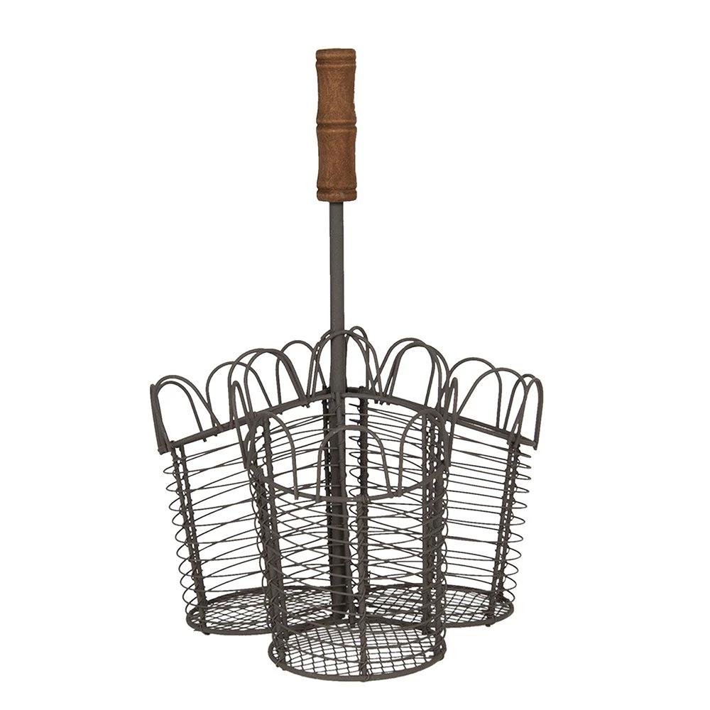 Plant holder 25x25x34 cm by Clayre & Eef.