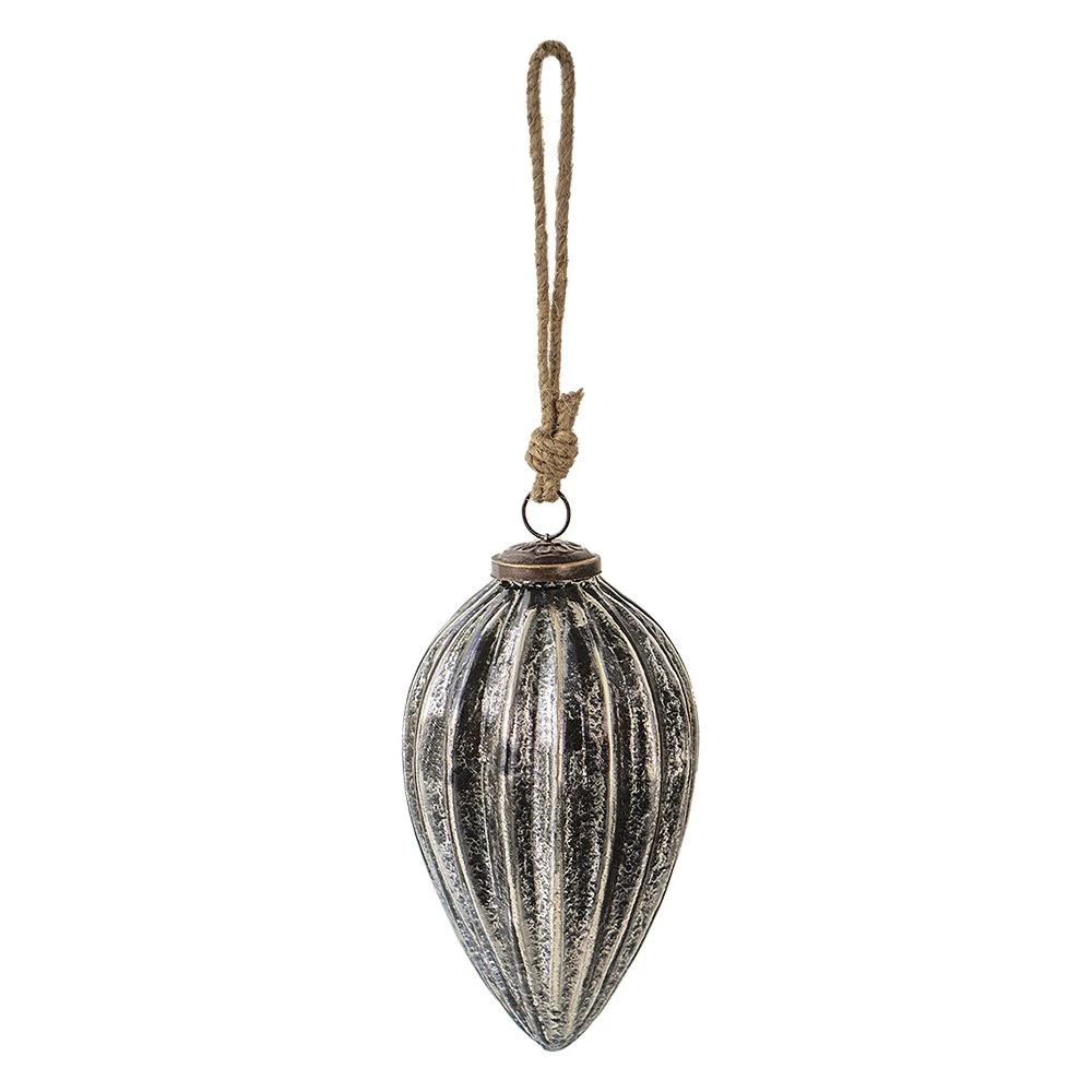 Weihnachtskugel Ø 9x17 cm von Clayre & Eef.