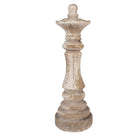 Decoration Ornament Ø 13x40 cm Beige Ceramic by Clayre & Eef.