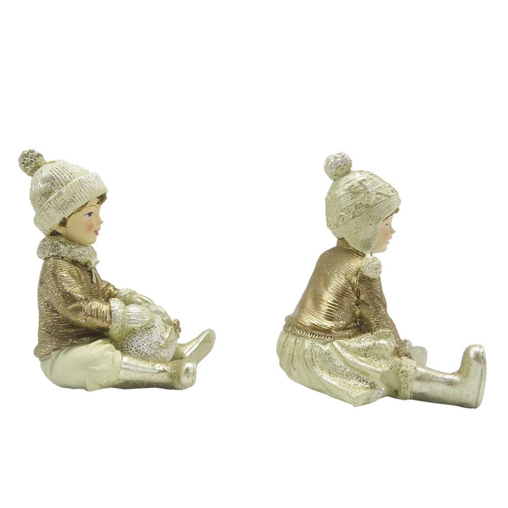 Kinderdekoration (Set mit 2 Stück) 7x7x9 cm von Clayre & Eef.