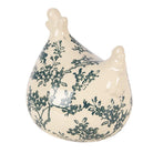 Decoration Statue Chicken 12x11x13 cm Beige Ceramic by Clayre & Eef.