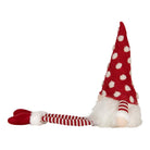 Christmas decoration with LED lighting Kabouter 16x12x32/60 cm red synthetic by Clayre & Eef.