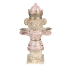 Decoration Statue Bear 14x13x24 cm Beige Plastic by Clayre & Eef.