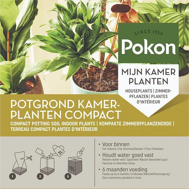 Coconut Potting Soil Houseplants compact 10L by MEERgroothandel Planten