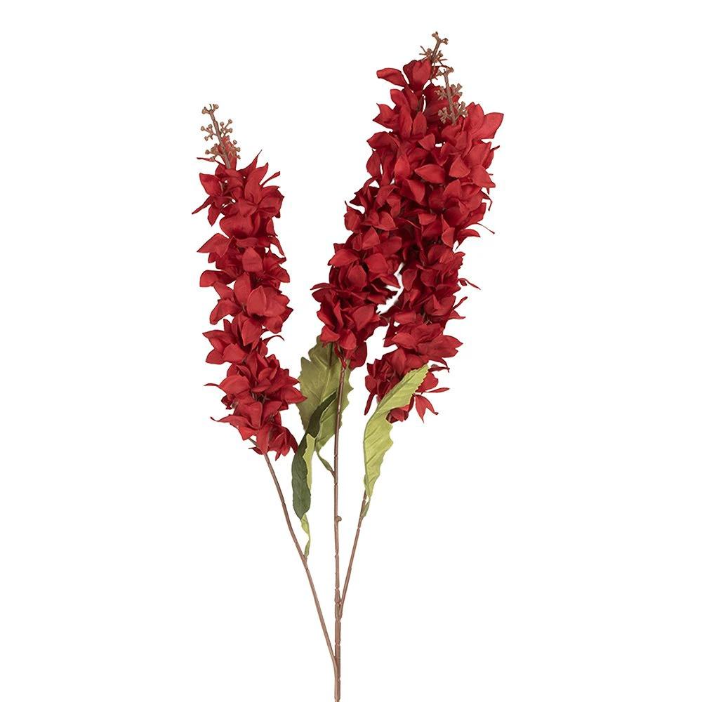 Artificial flower 85 cm Red Plastic by Clayre & Eef.