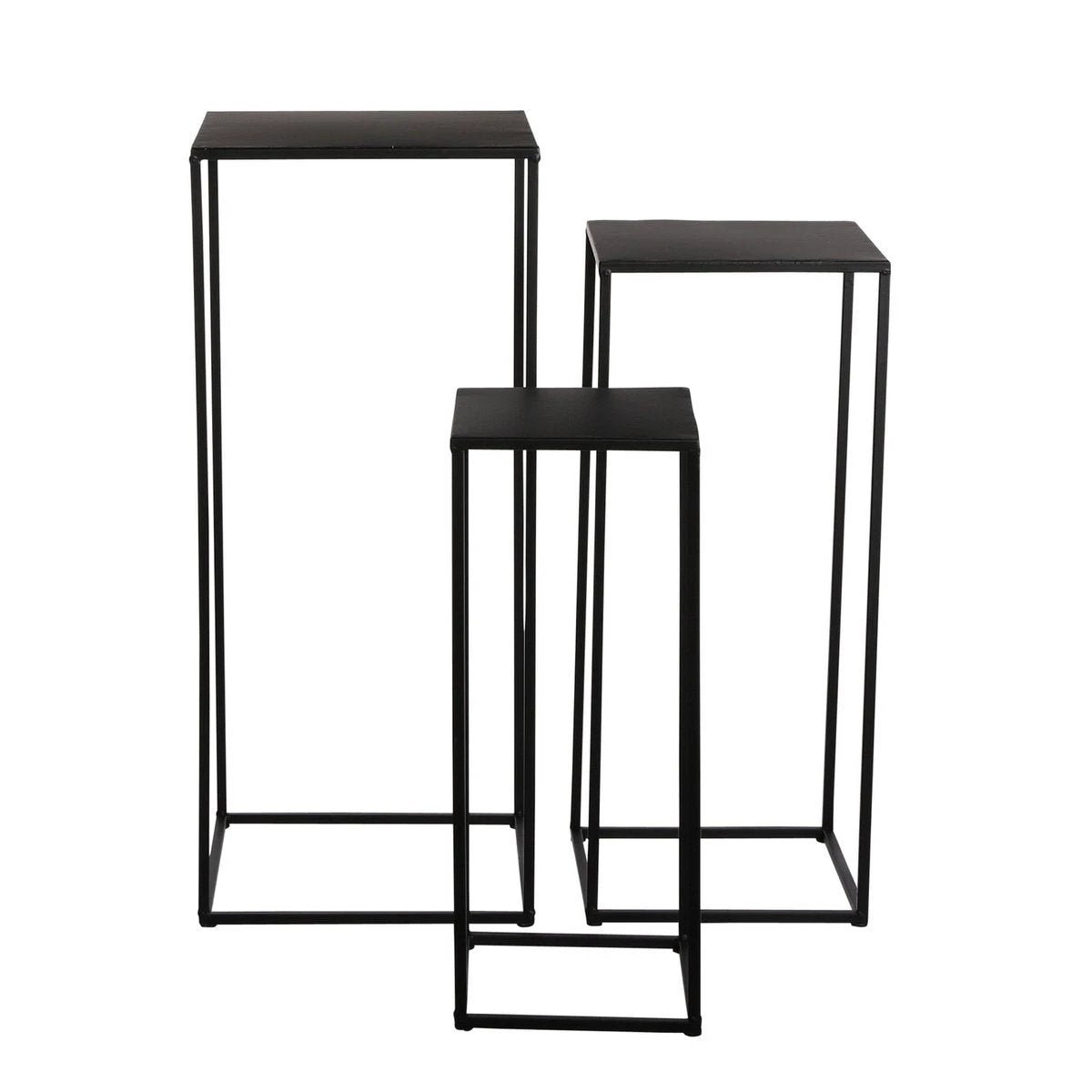 Side table set Quinty Black by Mica Decorations