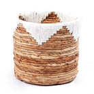 Small Seagrass Basket MENIK | Plant Basket | Woven Boho Basket | Planter | Round Flower Basket | Macrame Basket by Soeji