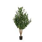 Artificial plant Eucalyptus tree Green by Mica Decorations