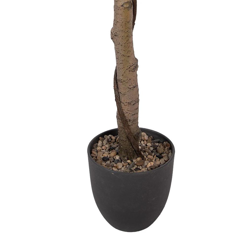 Künstliche Pflanze Rose 120 cm Rot Kunststoff von Clayre & Eef.