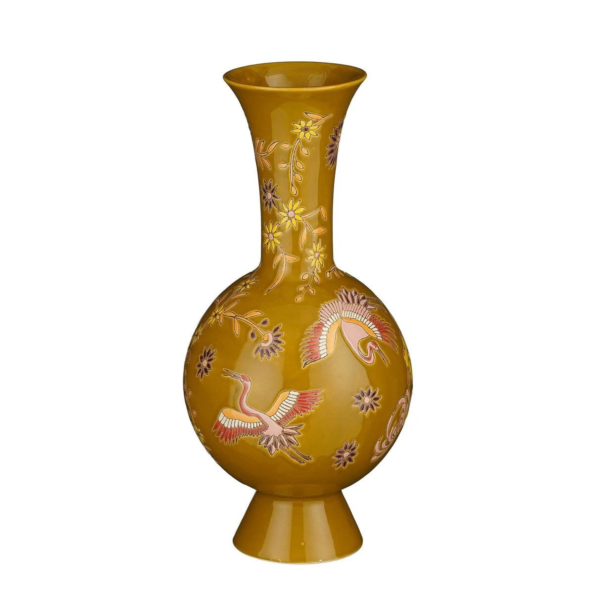 Vase Eloise Ocher by Mica Decorations