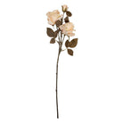 Kunstblume Rose 70 cm Weiß Kunststoff von Clayre & Eef.
